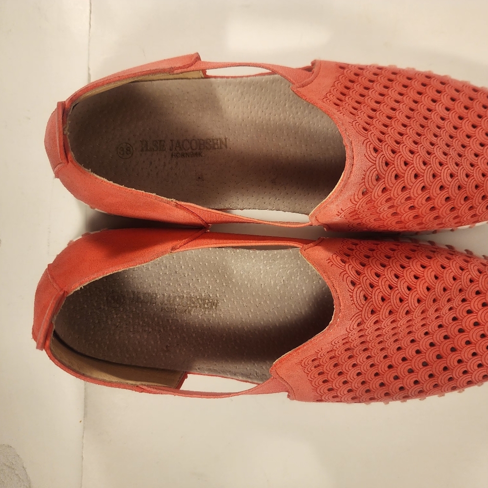 IIse Jacobsen Hornbaek  Coral Slip On Shoes Size 38, US 8 - Picture 10 of 11